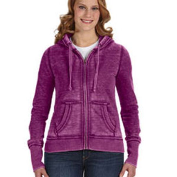 Ladies' Zen Full-Zip Fleece Hooded Sweatshirt Thumbnail